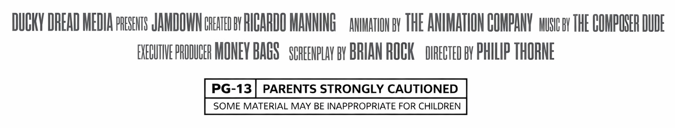 JamDown credits banner